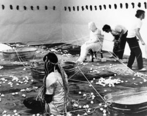 Aviva Rahmani, Suzanne Lacy, Judy Chicago, and Sandi Orgel, Ablutions (1972).