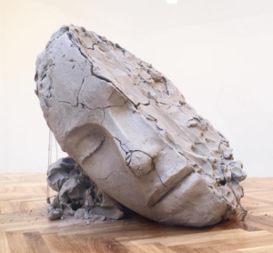 Mark Manders, Dry Head on a Wooden Floor (dettaglio), 2015