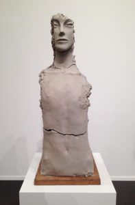 Mark Manders, Unfired Clay Torso, 2014-2015